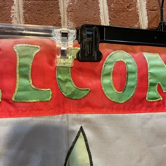 Vintage 90s Welcome W/ Pineapple Flag - Picture 11 of 14